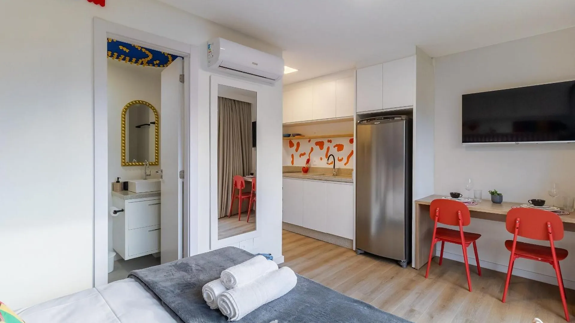 Apartment Rup - Studios Equipados Em Predio Com Piscina Blumenau