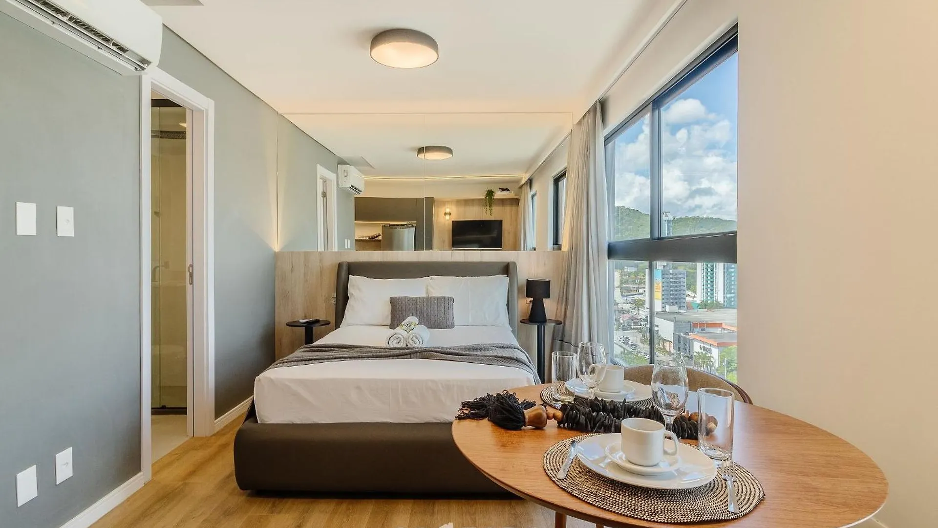 Rup - Studios Equipados Em Predio Com Piscina Blumenau Apartment