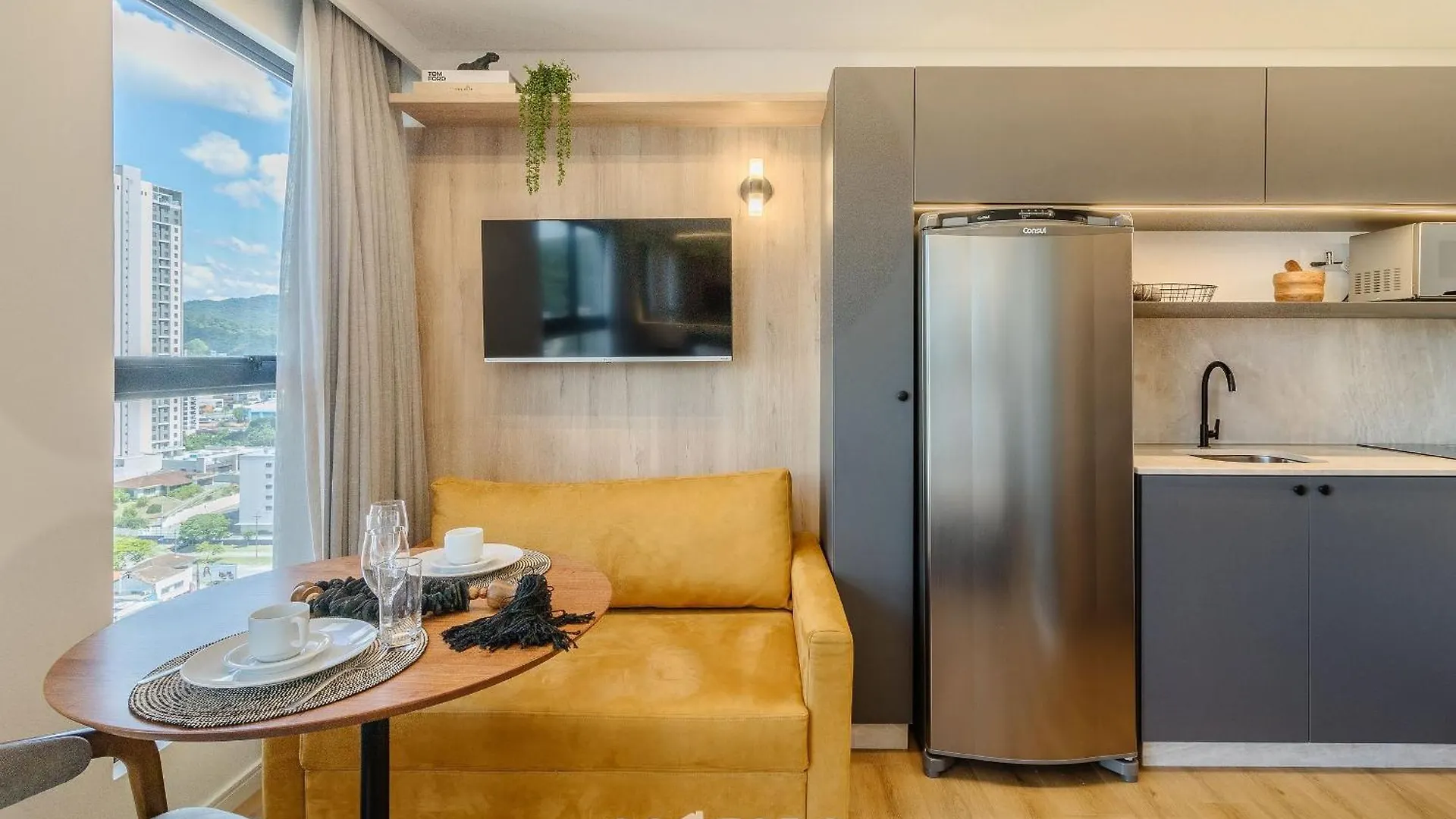 Apartment Rup - Studios Equipados Em Predio Com Piscina Blumenau